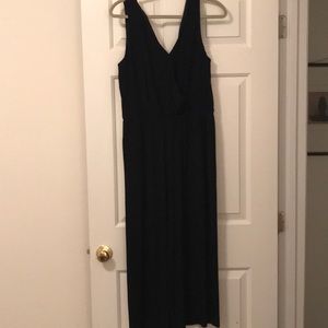 Madewell black crepe jumpsuit